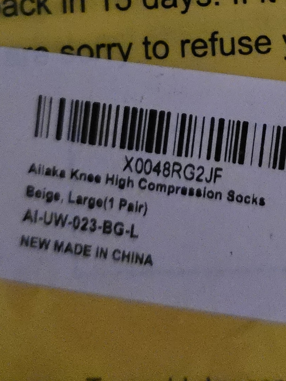 Compression Support Hosiery - Beige - Picture 3 of 3